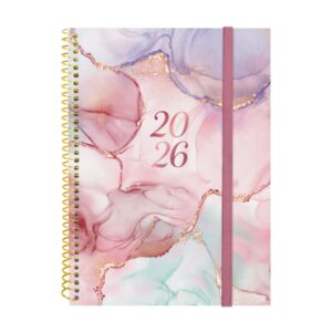 finocam design collection agenda de espiral anual 2026 tapa ligera formato e10 162x14x212mm semana vista horizontal color varios