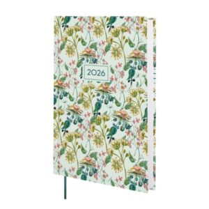 finocam dynamic porto design agenda anual 2026 tapa dura formato y10 145x23x210mm 1 dia por pagina tematica de flores