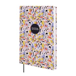 finocam dynamic porto design agenda anual 2026 tapa dura formato y10 145x23x210mm 1 dia por pagina tematica de flores