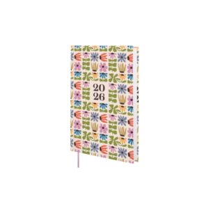 finocam dynamic porto design agenda en catalan anual 2026 tapa dura formato y10 145x23x210mm 1 dia por pagina tematica de flores