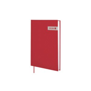 finocam dynamic porto agenda en catalan anual 2026 sin cierre formato y10 145x23x210mm 1 dia por pagina color rojo