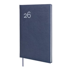 finocam dynamic milano agenda profesional anual 2026 tapa dura acolchada formato y11 168x19x245mm semana vista en vertical color azul