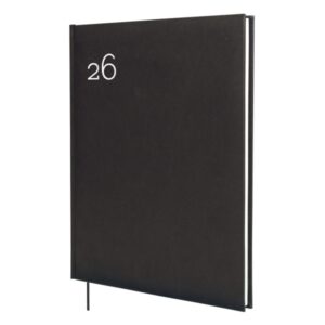 finocam dynamic milano agenda profesional anual 2026 tapa dura acolchada formato y12 214x19x275mm semana vista en vertical color negro