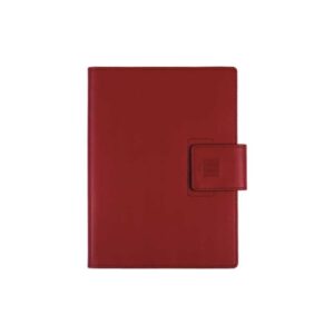 finocam duouno agenda de espiral bolsillo interior anilla portaboligrafo formato e10 155x212mm 1 dia por pagina color burdeos