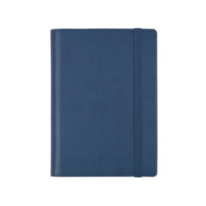 finocam duoband agenda con bloc de notas en catalan anual 2026 formato e5 136x25x192mm 1 dia por pagina color azul