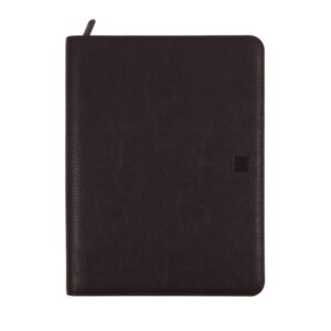 finocam focus agenda portadocumentos anual 2026 cierre de cremallera formato e40 260x35x340mm semana vista en vertical color negro