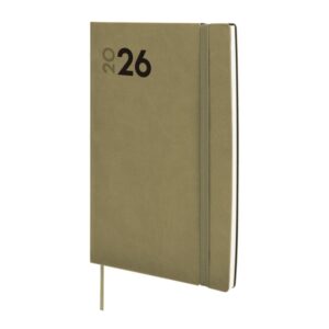 finocam dynamic mara agenda profesional anual 2026 tapa blanda cierre con goma elastica formato y10 144x11x208mm semana vista en vertical color verde