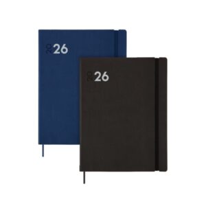finocam dynamic mara agendas surtidas anual 2026 tapa blanda cierre con goma elastica formato y12 color surtidos