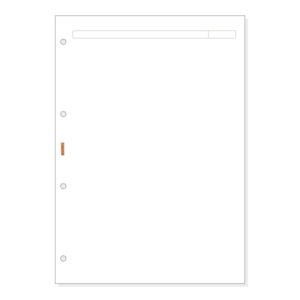 finocam r4042 recambio para agendas open formato a4 210x5x297mm color blanco