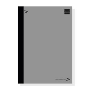 finocam bloc de notas para agendas duo formato e40 210x5x297mm color gris