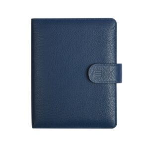 finocam open piel andrea agenda organizador anual 2026 formato 500 165x40x210mm semana vista en vertical color azul