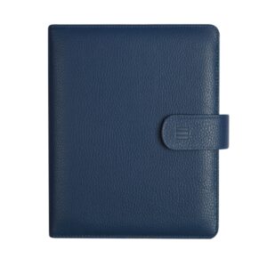 finocam open piel andrea agenda organizador anual 2026 formato 1000 205x43x249mm semana vista en vertical color azul