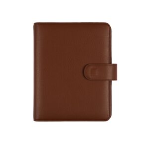 finocam open leo agenda organizador anual 2026 formato 500 165x43x210mm 1 dia por pagina color marron