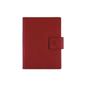 finocam duouno agenda de espiral bolsillo interior anilla portaboligrafo formato e10 155x212mm semana vista horizontal color burdeos