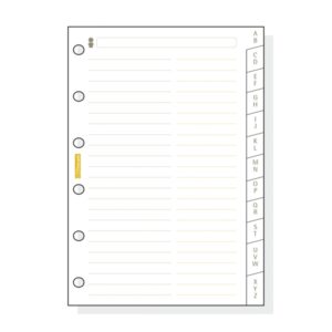 finocam c275 indice alfabetico para agendas classic 12 solapas formato 602 73x114x3mm cartulina color blanco