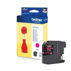 brother lc121 magenta cartucho de tinta original lc121mbp