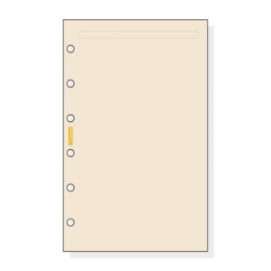 finocam c343 notas de recambio para agendas classic liso formato 603 79x127x5mm color crema
