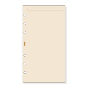 finocam c943 notas de recambio para agendas classic liso formato 609 94x171x5mm color crema