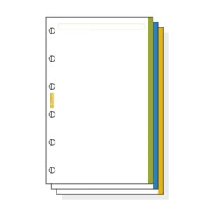finocam c245 notas de recambio para agendas classic liso con banda de color formato 602 73x114x5mm color blanco