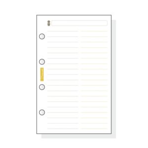 finocam c154 recambio telefonico para agendas classic formato 601 56x89x5mm color blanco