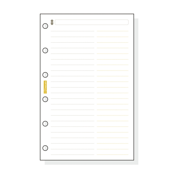 finocam c254 recambio telefonico para agendas classic formato 602 73x114x5mm color blanco