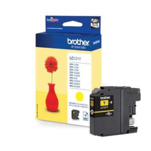 brother lc121 amarillo cartucho de tinta original lc121ybp