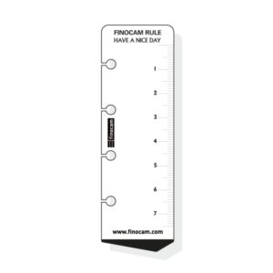 finocam c159 regla para agendas classic formato 601 30x95mm color blanco