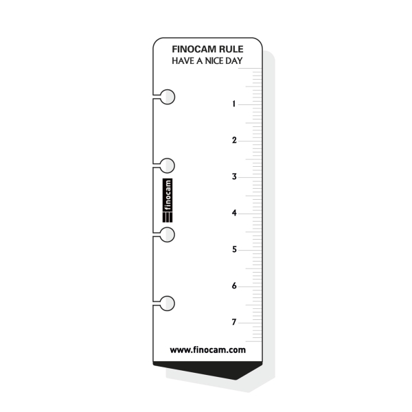 finocam c159 regla para agendas classic formato 601 30x95mm color blanco
