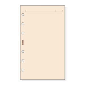 finocam r443 recambio para agendas open liso formato 400 91x5x152mm color crema