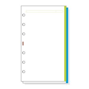 finocam r445 recambio para agendas open liso con banda de color formato 400 91x4x152mm color blanco