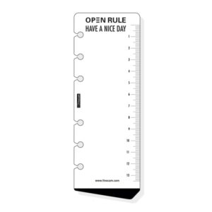 finocam r459 regla para agendas open formato 400 57x161mm color blanco