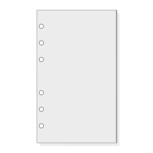 finocam r465 pack de 6 fundas para agendas open transparentes formato 400 94x2x154mm pvc color gris claro