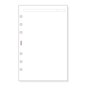 finocam r542 recambio para agendas open liso formato 500 117x5x181mm color blanco