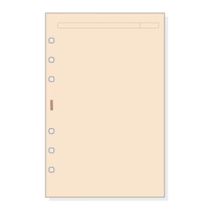finocam r543 recambio para agendas open liso formato 500 117x5x181mm color crema