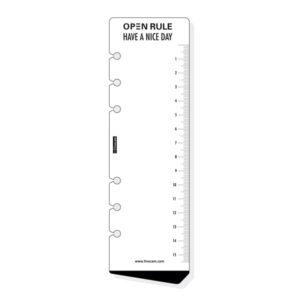 finocam r559 regla para agendas open formato 500 57x190mm color blanco