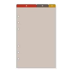 finocam r562 separadores superiores para agendas open 3 solapas formato 500 117x2x194mm pvc color marron
