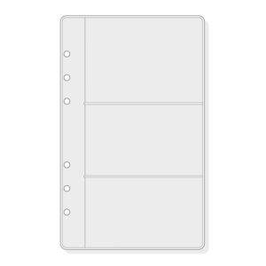 finocam r566 pack de 6 fundas portatarjetas para agendas open formato 500 120x2x182mm pvc color gris claro