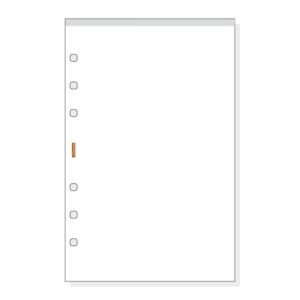 finocam r567 bloc de notas para agendas open perforado formato 500 117x5x181mm liso color blanco