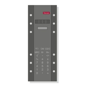 finocam r573 calculadora para agendas open formato 500 65x5x172mm color gris oscuro