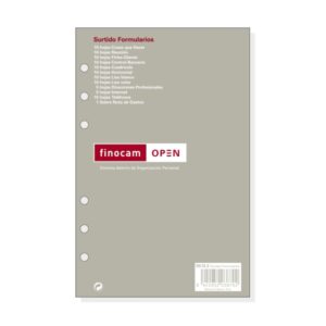 finocam r510.2c formularios surtidos de recambio para agendas open en catalan formato 500 117x9x181mm color surtidos