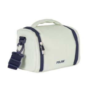 milan 430 since 1918 bolsa isotermica porta alimentos de 5l gran capacidad apertura total 24.5x20x16cm color menta
