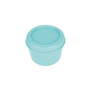 milan 460 since 1918 fiambrera hermetica redonda de 0.25l libre de bpa tapa de rosca apto para microondas, lavavajillas y congelador 10x7cm color menta