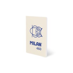 milan 460 since 1918 libreta a5 grapada papel a lineas 24 hojas de 95g color beige
