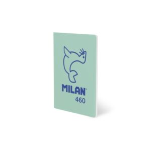 milan 460 since 1918 libreta a5 grapada papel a lineas 24 hojas de 95g color menta