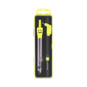 milan acid compas universal incluye adaptador y minas de recambio color amarillo