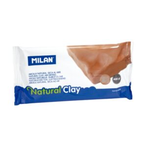 milan arcilla natural seca al aire 400g color terracota