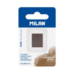 milan art acuarela de recambio medio godet color marron