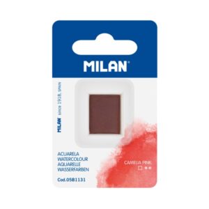 milan art acuarela de recambio medio godet color rosa