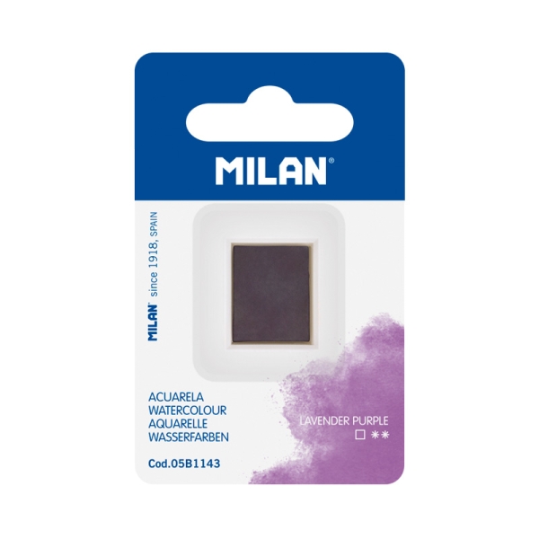 milan art acuarela de recambio medio godet color violeta