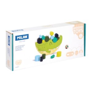 milan coco balance juguete educativo de madera cilindros aplilables de 1 a 6 jugadores multicolor